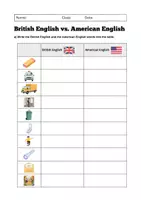 Vorschau - Unterrichtsreihen - British English vs. American English: Vocabulary (English) - Seite 1