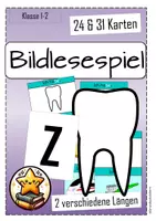 Vorschau - Spiele - Bildlesespiel Buchstabe Z Klasse 1 -Ich habe -Wer hat?- - Deckblatt