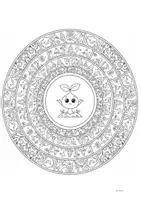 Vorschau - Mal- und Bastelvorlagen - Mandalas Frühling - Seite 1