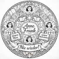 Vorschau - Poster - Mandala: Wer war Anne Frank? Mit Stundenentwurf. - Seite 1