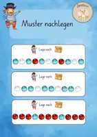Vorschau - Arbeitsblätter - Muster legen - Vorlage - Deckblatt