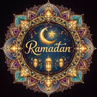 Vorschau - Mal- und Bastelvorlagen - Mandala zu Ramadan - Deckblatt