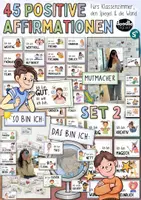 Vorschau - Poster - Positive Affirmationen / 45 Mutmacher - Set 2 fürs Klassenzimmer - Deckblatt