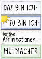 Vorschau - Poster - Positive Affirmationen / 45 Mutmacher - Set 2 fürs Klassenzimmer - Seite 2