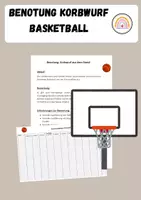 Vorschau - Anderer Materialtyp - Benotung Sprungwurf im Basketball - Deckblatt