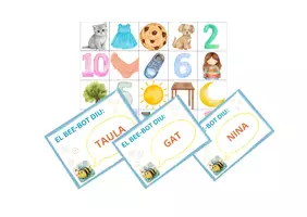 Vista previa - Tarjetas / Manipulativos - Activitat de robòtica per treballar la comprensió lectora i la numeració - Portada