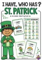 Aperçu - Matériel pour travaux manuels / dessin - St. Patrick (I have,who has?) - Page de couverture