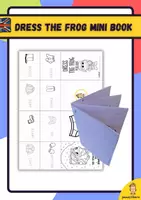anteprima - Esercizi - Dress the frog Storytime minibook - Pagina di copertina