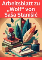 Vorschau - Arbeitsblätter - Arbeitsblatt zu „Wolf“ von Saša Stanišić - Deckblatt