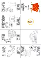 anteprima - Esercizi - CLOTHES LINE STORYTIME MINI BOOK - Pagina 1