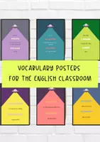 Vista previa - Decoración del aula - English Classroom Vocabulary Posters.Similar Words - Portada