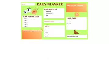 anteprima - Poster - DAILY PLANNER NUOVO per alunni - Pagina 1
