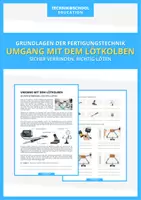 Vorschau - Arbeitsblätter - Technik - Umgang mit dem Lötkolben - Deckblatt
