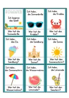 Vorschau - Spiele - Lesespiel Sommer Klasse 1-4 - Seite 1