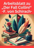 Vorschau - Arbeitsblätter - Arbeitsblatt zu „Der Fall Collini“ von Ferdinand von Schirach - Deckblatt