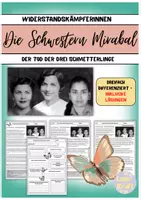 Vorschau - Arbeitsblätter - Die Schwestern Mirabal (Widerstand, Orange Day) - Deckblatt