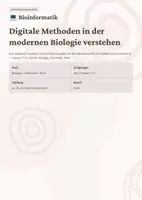 Vorschau - Unterrichtsreihen - Bioinformatik Sek I Komplettpaket – DNA & Daten - Deckblatt