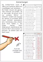 Vorschau - Arbeitsblätter - Lesetraining auf Satzebene - Hypothesen prüfen - Das falsche Wort - Seite 1