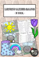 Vorschau - Arbeitsblätter - Lesespaziergänge Komplettpaket – Leseförderung Deutsch Klasse 1 & 2 (wachsendes Paket) - Seite 1