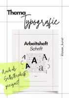 Vorschau - Stundenentwürfe - Typografie in der Grundschule - Arbeitsheft Schrift - Deckblatt