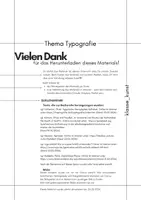 Vorschau - Stundenentwürfe - Typografie in der Grundschule - Arbeitsheft Schrift - Seite 1