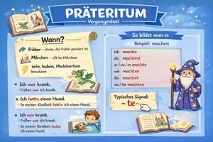 Vorschau - Poster - Zeitformen-Poster – Präsens, Perfekt, Präteritum & Futur I - Seite 2
