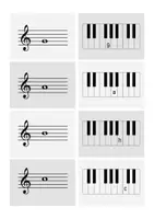 Vorschau - Spiele - Finde das Paar - Musikunterricht C-Dur Tonleiter - Seite 2