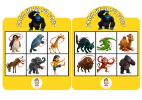 anteprima - Giochi - FROM HEAD TO FOOT STORYTIME BINGO - Pagina 2