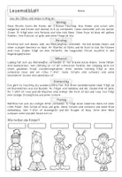 Vorschau - Arbeitsblätter - Leseblatt - Fasching - Deckblatt