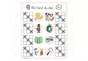 Vorschau - Spiele - Buchstabeneinführung U - Klammerkarten - Seite 2