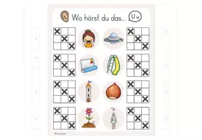 Vorschau - Spiele - Buchstabeneinführung U - Klammerkarten - Seite 3