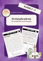 Vorschau - Unterrichtsreihen - Das Kirchenjahr - ALLE Kirchenjahresfeste vereint - Deckblatt
