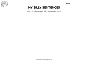 Aperçu - Feuilles d'exercices - Brown Owl at the Zoo - Silly Sentences DICE GAME - Page 3