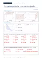 Vorschau - Arbeitsblätter - Der Lehrsatz des Pythagoras in geometrischen Körpern - Seite 2