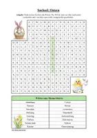 Vorschau - Arbeitsblätter - Suchsel: Ostern (Wortgitter) - Seite 2