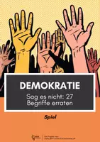 Vorschau - Spiele - Demokratie - Spiel: Sag es nicht (27 Begriffskarten) - Deckblatt