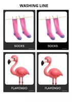 anteprima - Flashcard - CLOTHES LINE STORYTIME FLASHCARDS - Pagina 3