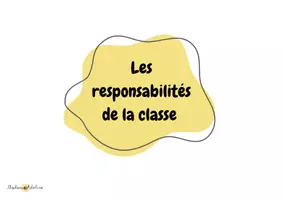 Aperçu - Affichage - Les responsabilités de la classe - Page de couverture