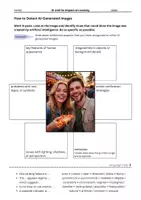 Vorschau - Arbeitsblätter - How to Detect AI-Generated Images: Telltage Signs and Strategies - Seite 1