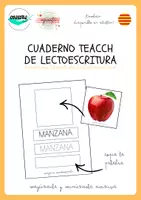 Vista previa - Refuerzo / NEE / Materiales de apoyo - CUADERNO TEACCH DE LECTOESCRITURA (CAT-CAST) - Portada