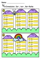 Vorschau - Aufgabenkarten - Einmaleins Kartei und interaktive PDF (2er-, 4er-, 8er-Reihe) #homeschooling - Seite 3