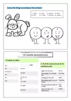 Vorschau - Arbeitsblätter - English Revision (Klasse 5 ) Übungsheft - Seite 1