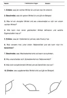 Vorschau - Arbeitsblätter - Winkelarten- Fragen für Vertiefung - Seite 1