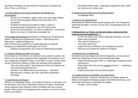 Vorschau - Arbeitsblätter - Faschistische Redestrategien am Beispiel des Films "Führer und Verführer" - Deckblatt