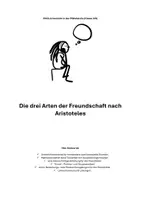 Vorschau - Stundenentwürfe - Ethik U-Material Freundschaft bei Aristoteles Standbild - Deckblatt