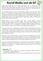 Vorschau - Arbeitsblätter - Social Media erst ab 16 / Mindestalter für soziale Medien / Politik / Sozialkunde / Klasse 9-12 - Seite 1