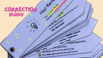 Vorschau - Fördermaterial/Inklusion - Correction Buddy - Selbstkontrolle für englische Texte (Klasse 5-10) - Deckblatt