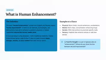 Vorschau - Präsentationen/Tafelbilder - Human Enhancement Presentation – Middle School Biology - Seite 3