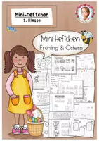 Vorschau - Arbeitsblätter - Mini-Heftchen Frühling & Ostern Klasse 1 bis 3 MEGA PAKET - Seite 1