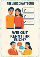 Vorschau - Arbeitsblätter - Freundschaftsquiz, Freundschaft - Seite 1